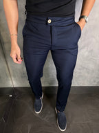 Calça Alf. Veneza Azul Petróleo