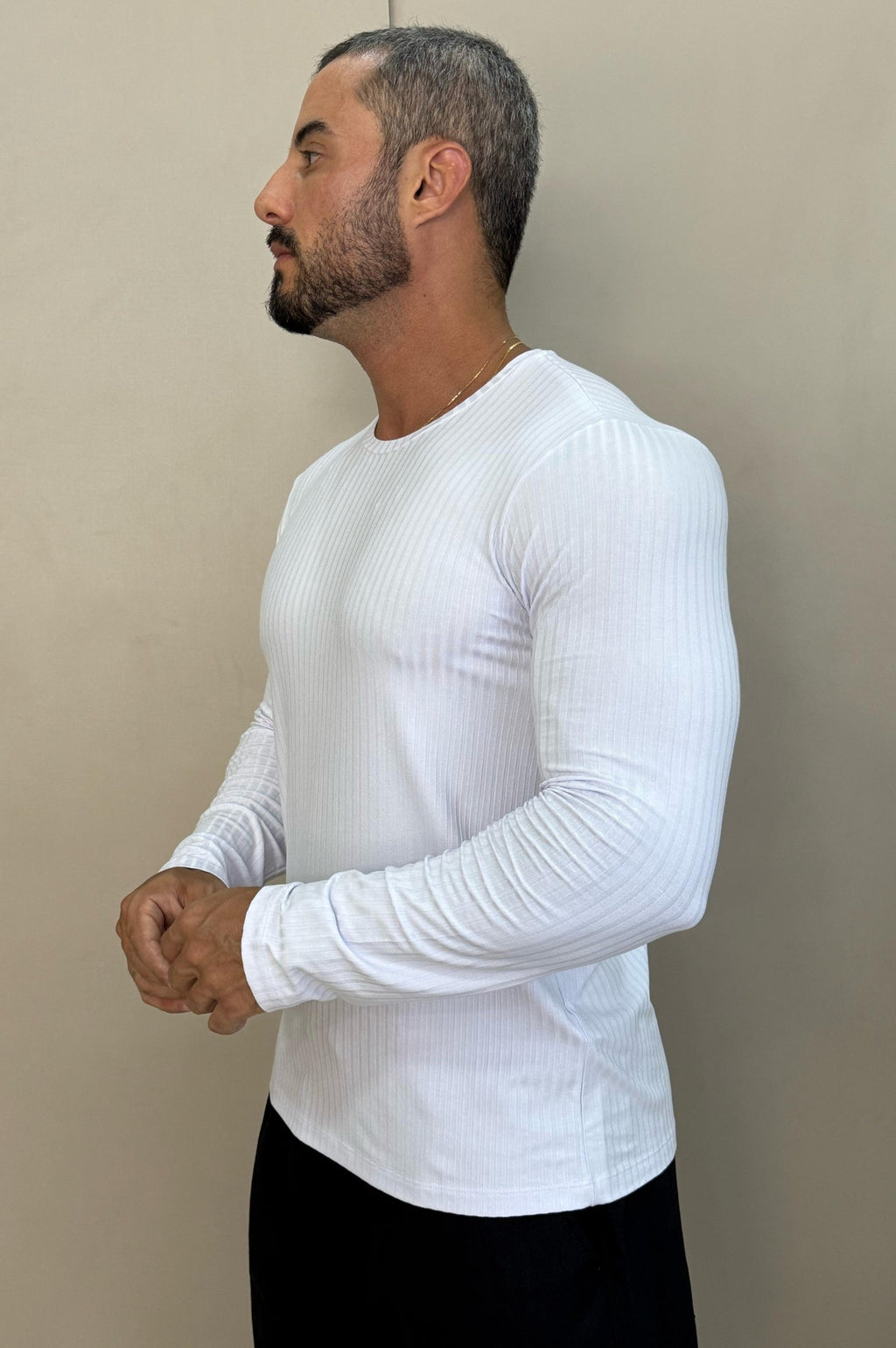 Camiseta Euro Canelada Slim Fit