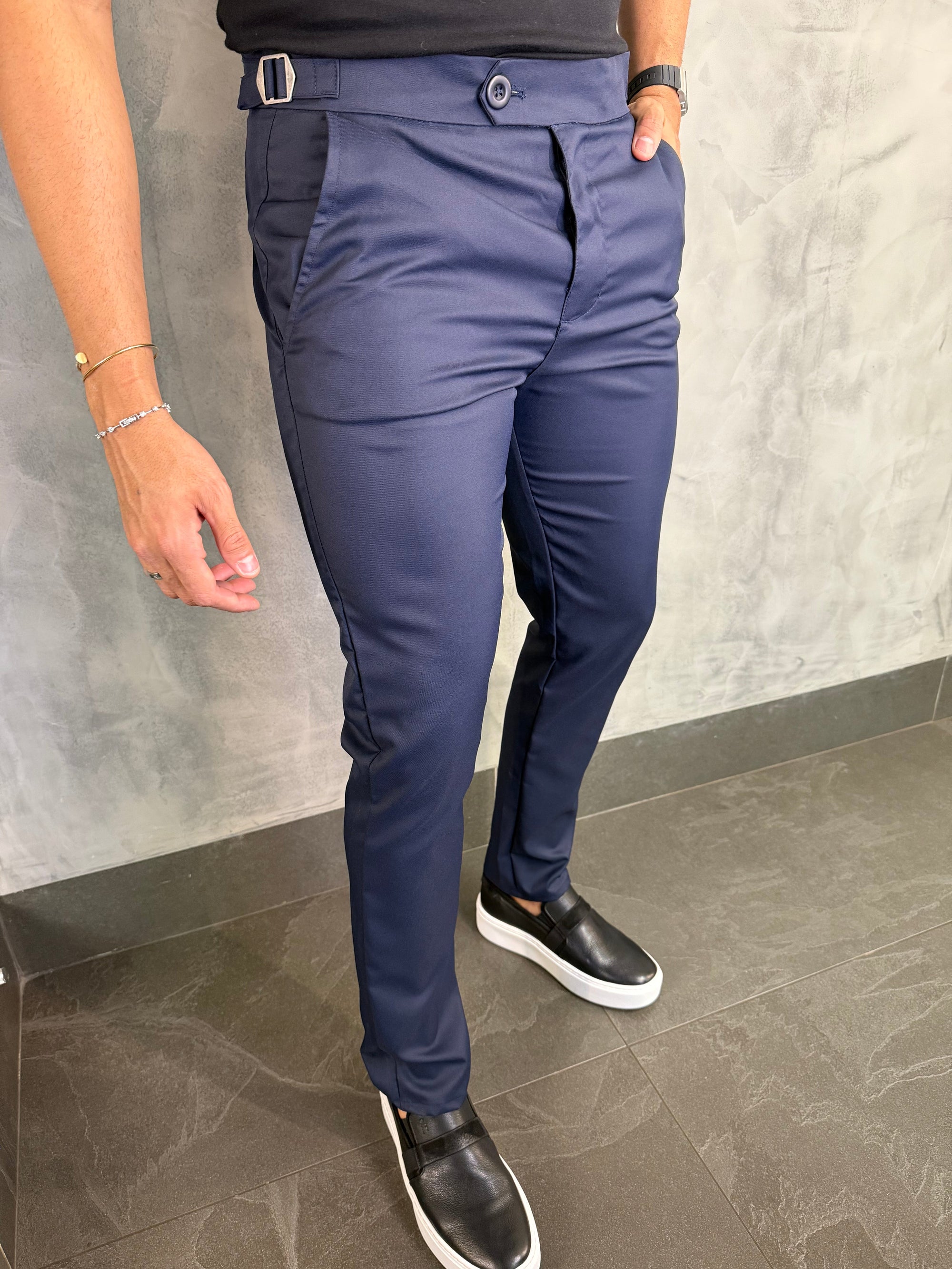 Calça Alf. Regulagem Buzios Marinho