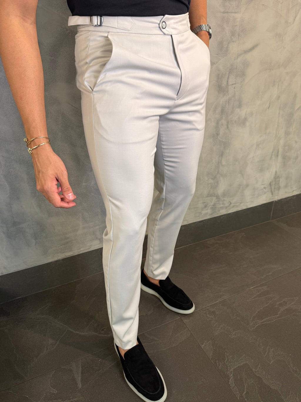 Calça Alf. Skinny Ajuste Fivela