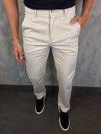 CALÇA SARJA CASUAL STRETCHC CINTURA ELÁSTICA