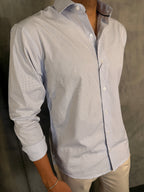 CAMISA M/L SLIM FIBRA DE BAMBU XADREZ