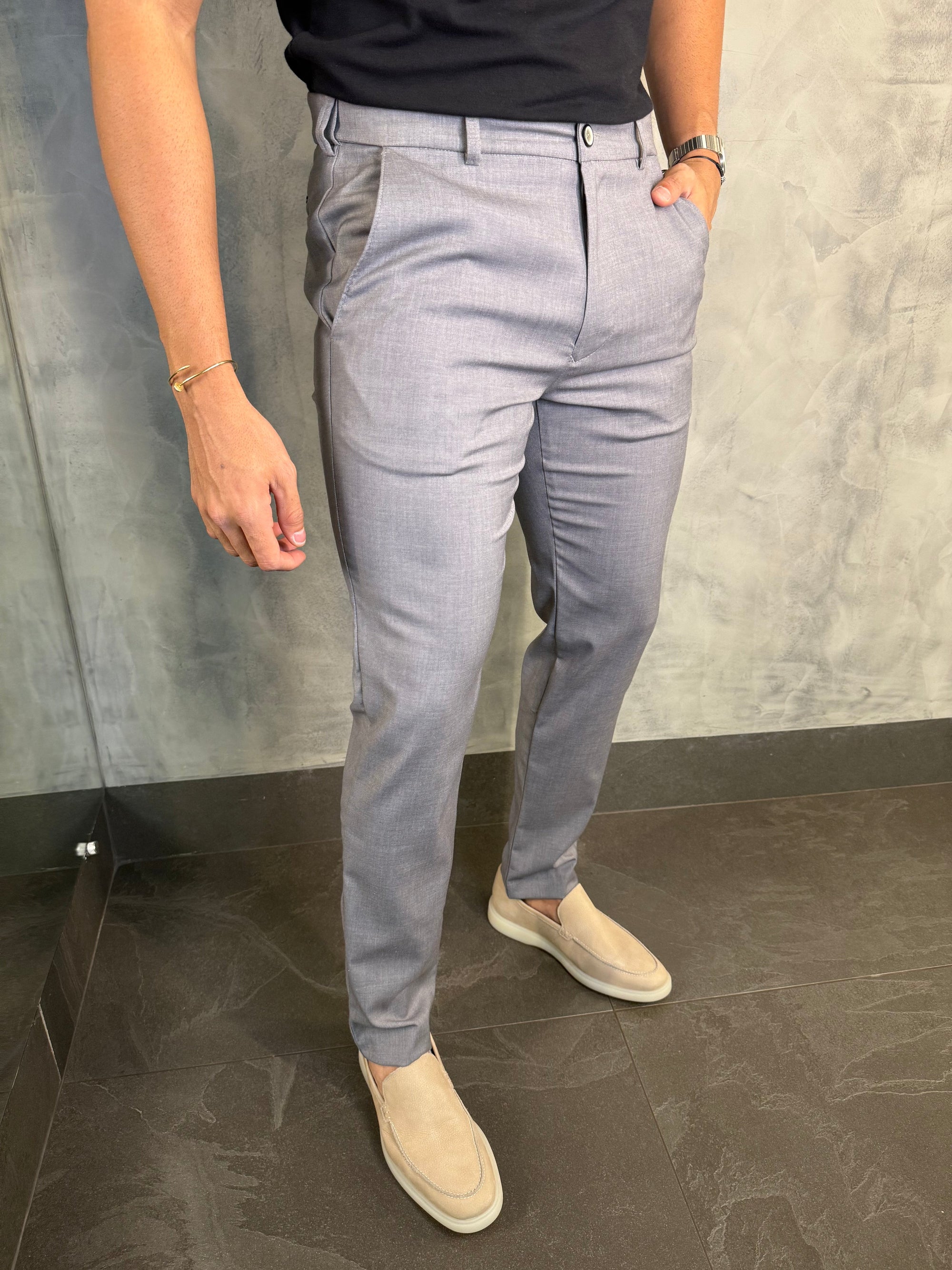 CALÇA ALF. SLIM C/ ELÁSTICO CÓS