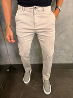 CALÇA ALF SARJA COMFORT SKINNY KHAKI