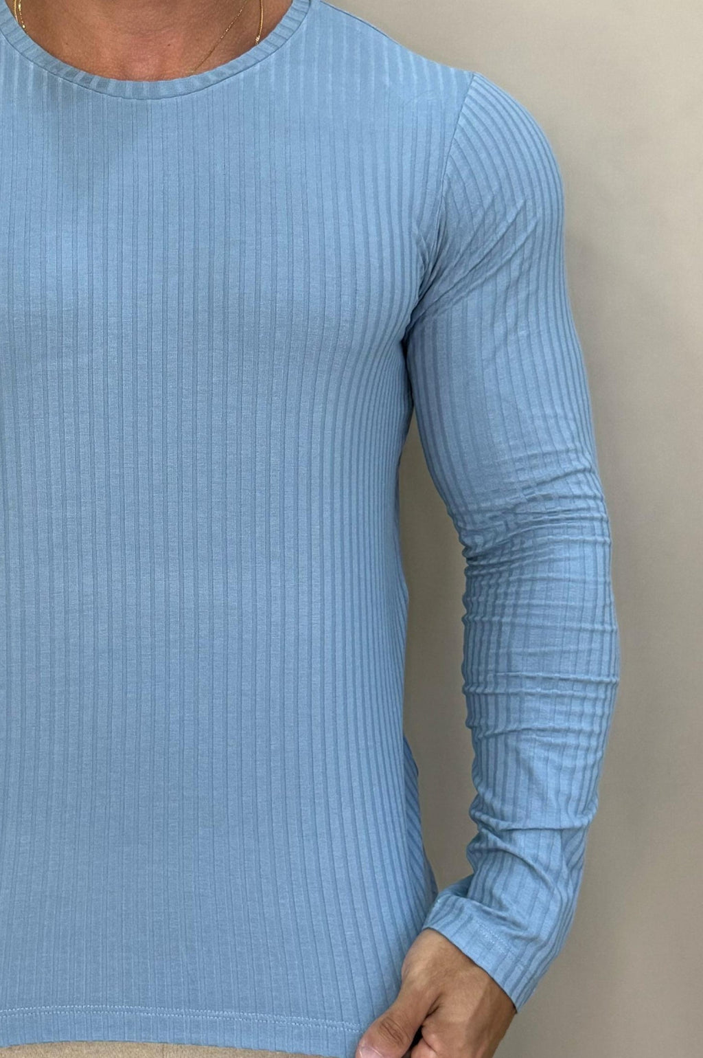 Camiseta Euro Canelada Slim Fit