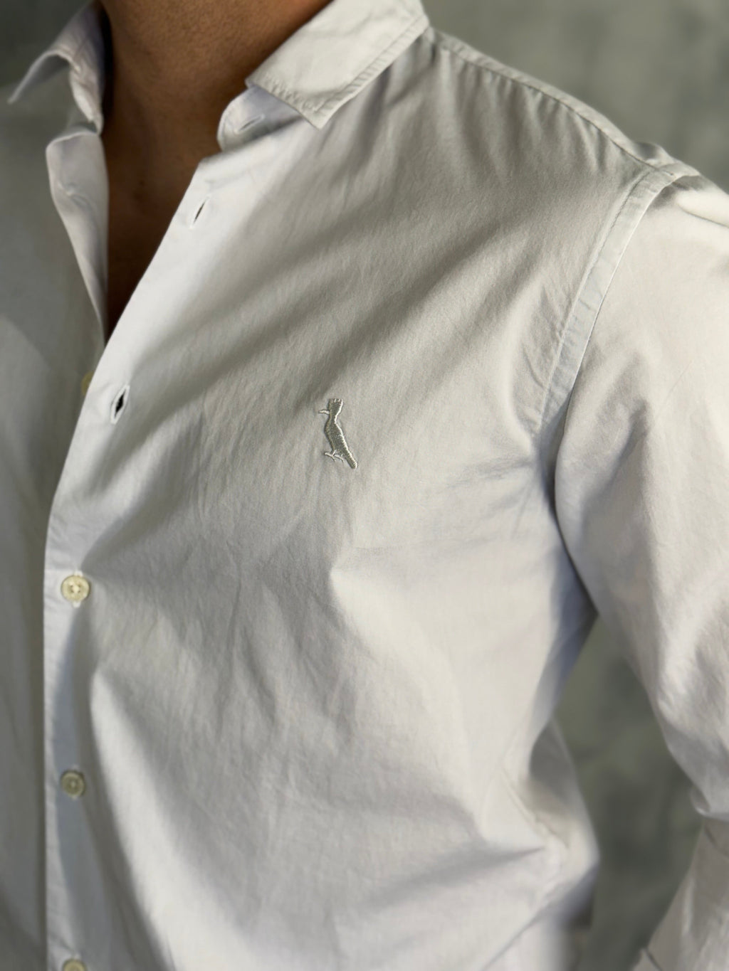 CAMISA M/L PORTO RESERVA CINZA CONCRETO