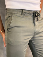 CALÇA SARJA MOLETOM SKINNY