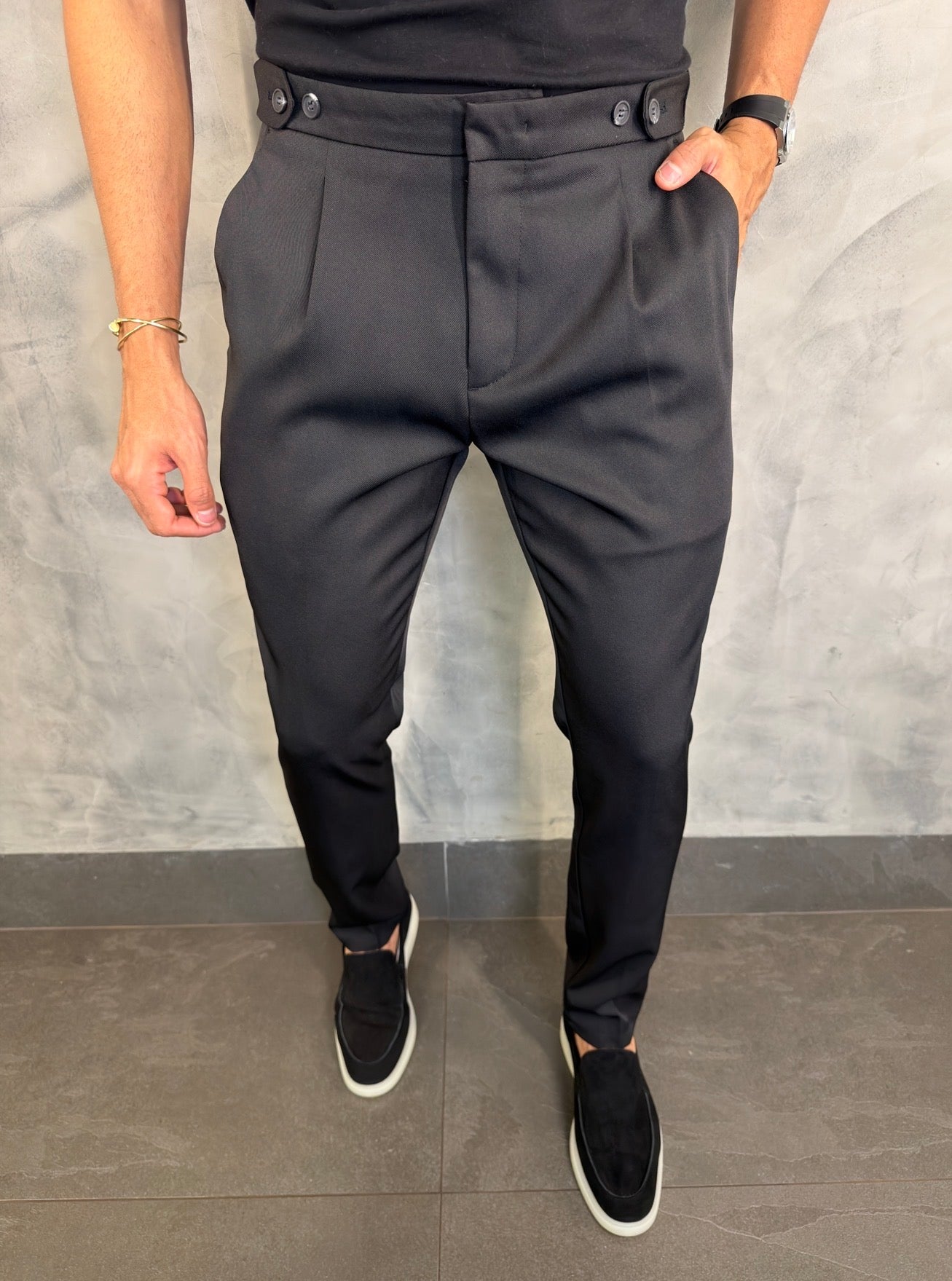 CALÇA ALF. MARSELHA PRETO