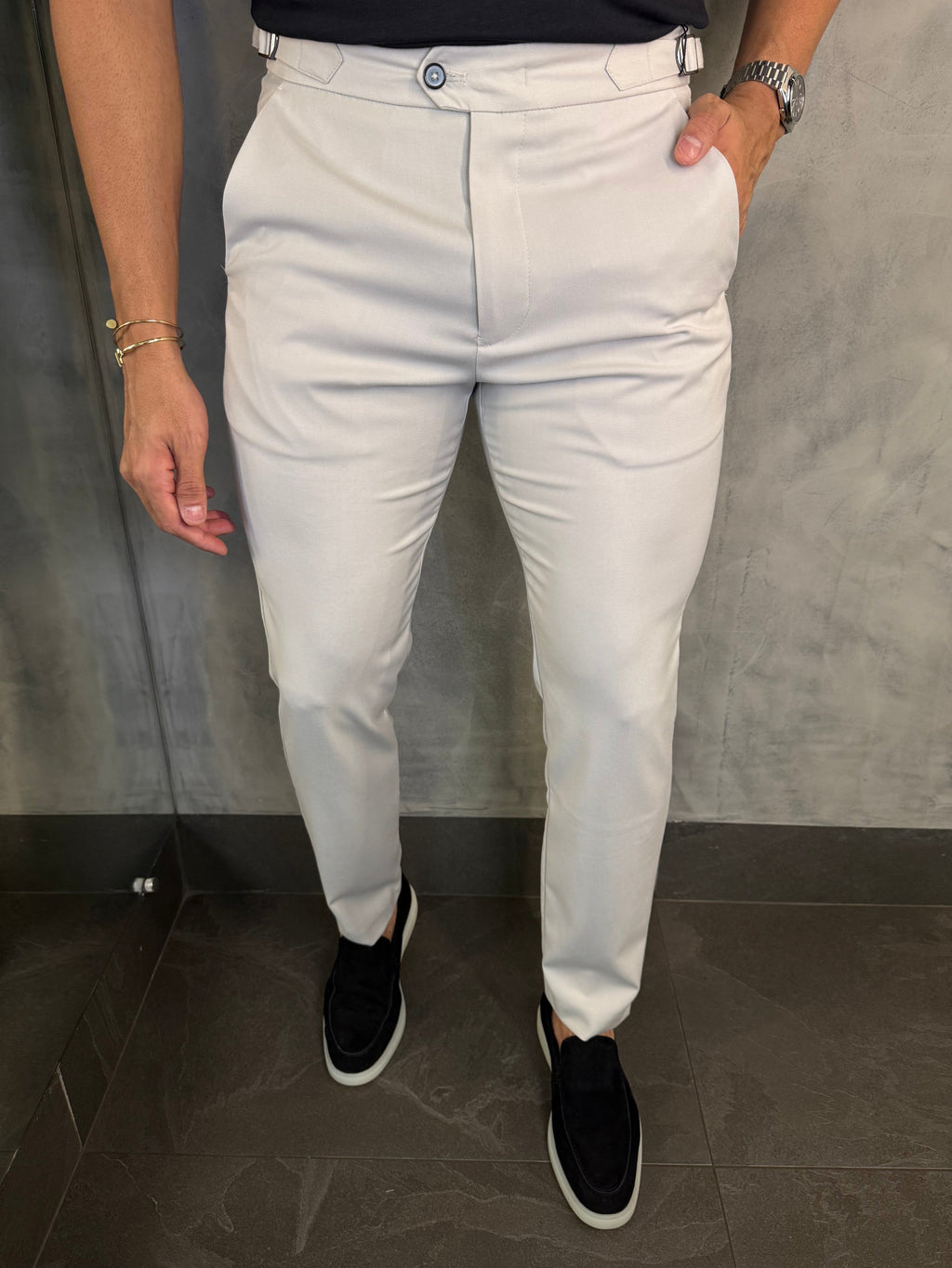 Calça Alf. Skinny Ajuste Fivela