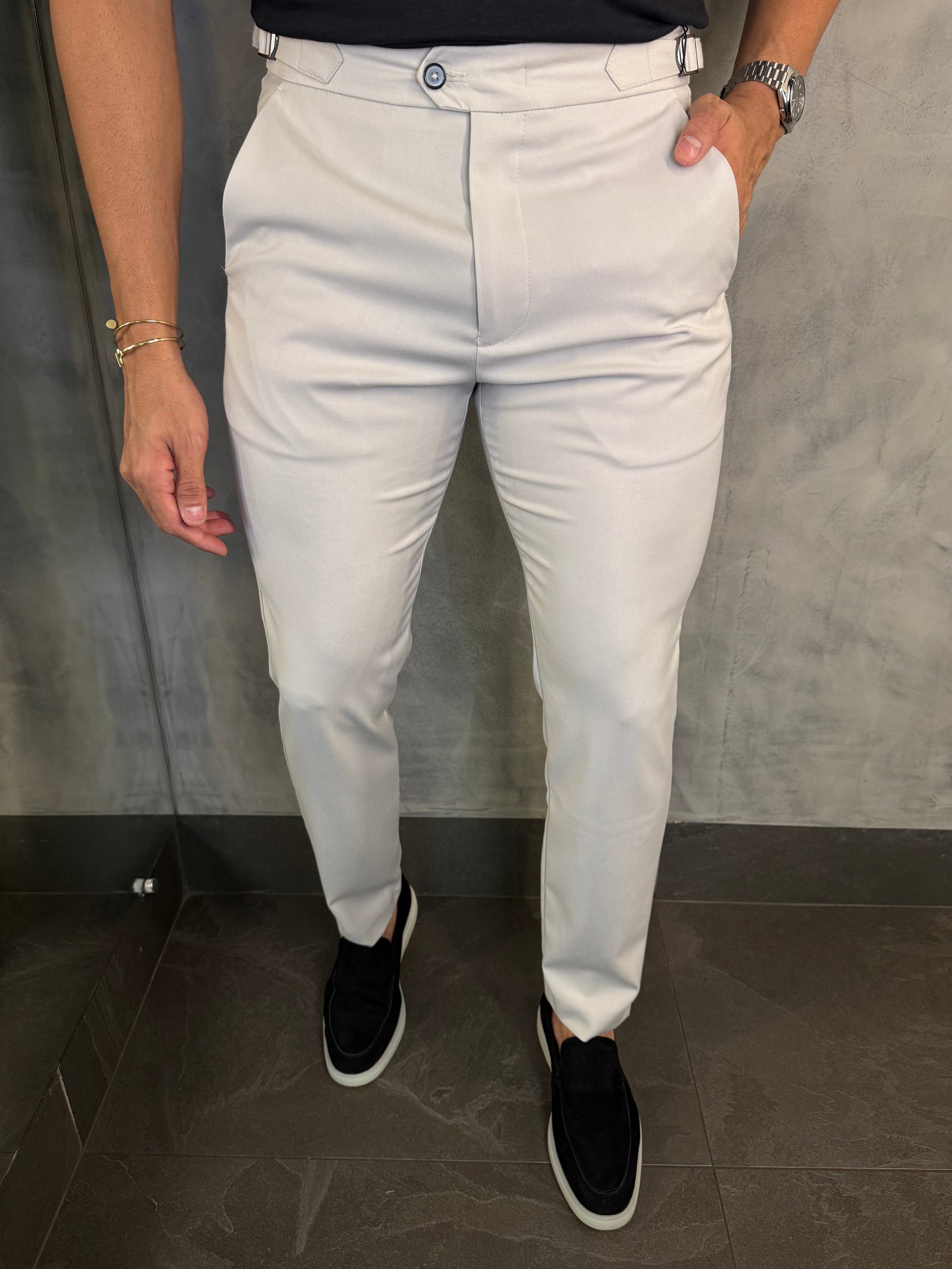 Calça Alf. Skinny Ajuste Fivela