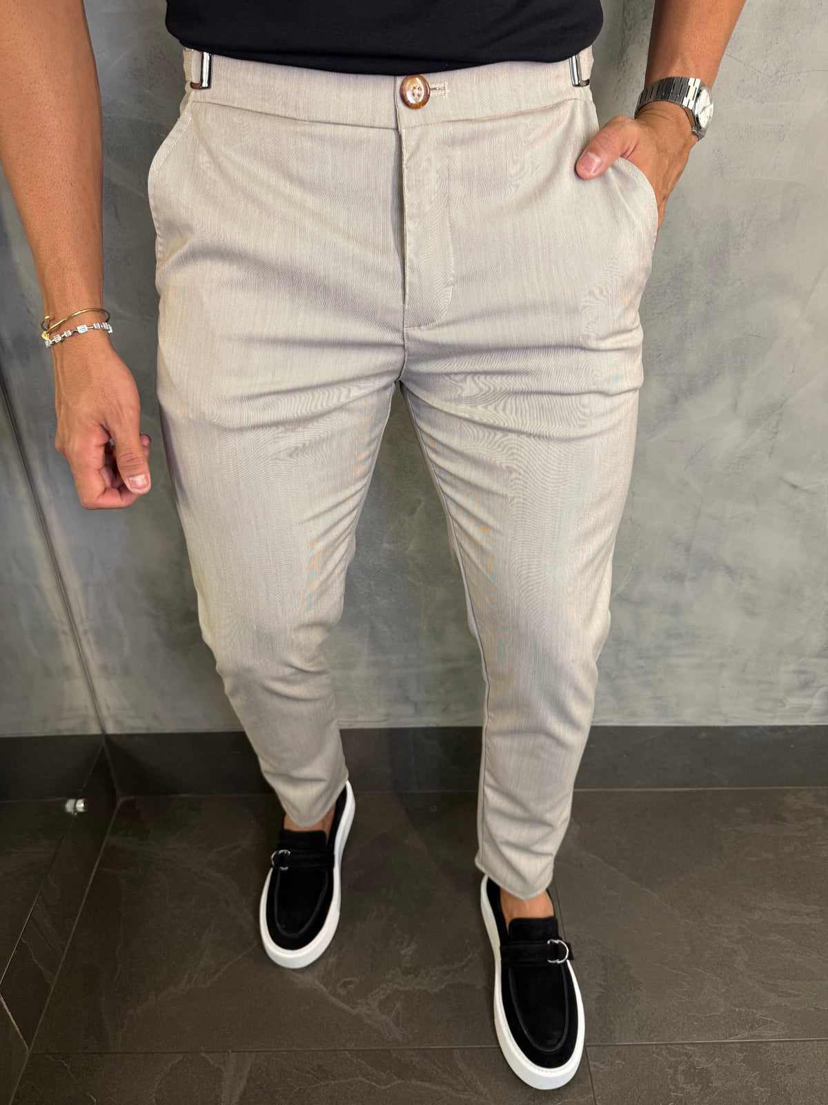 CALÇA ALF. DUBAI PONTO H AREIA