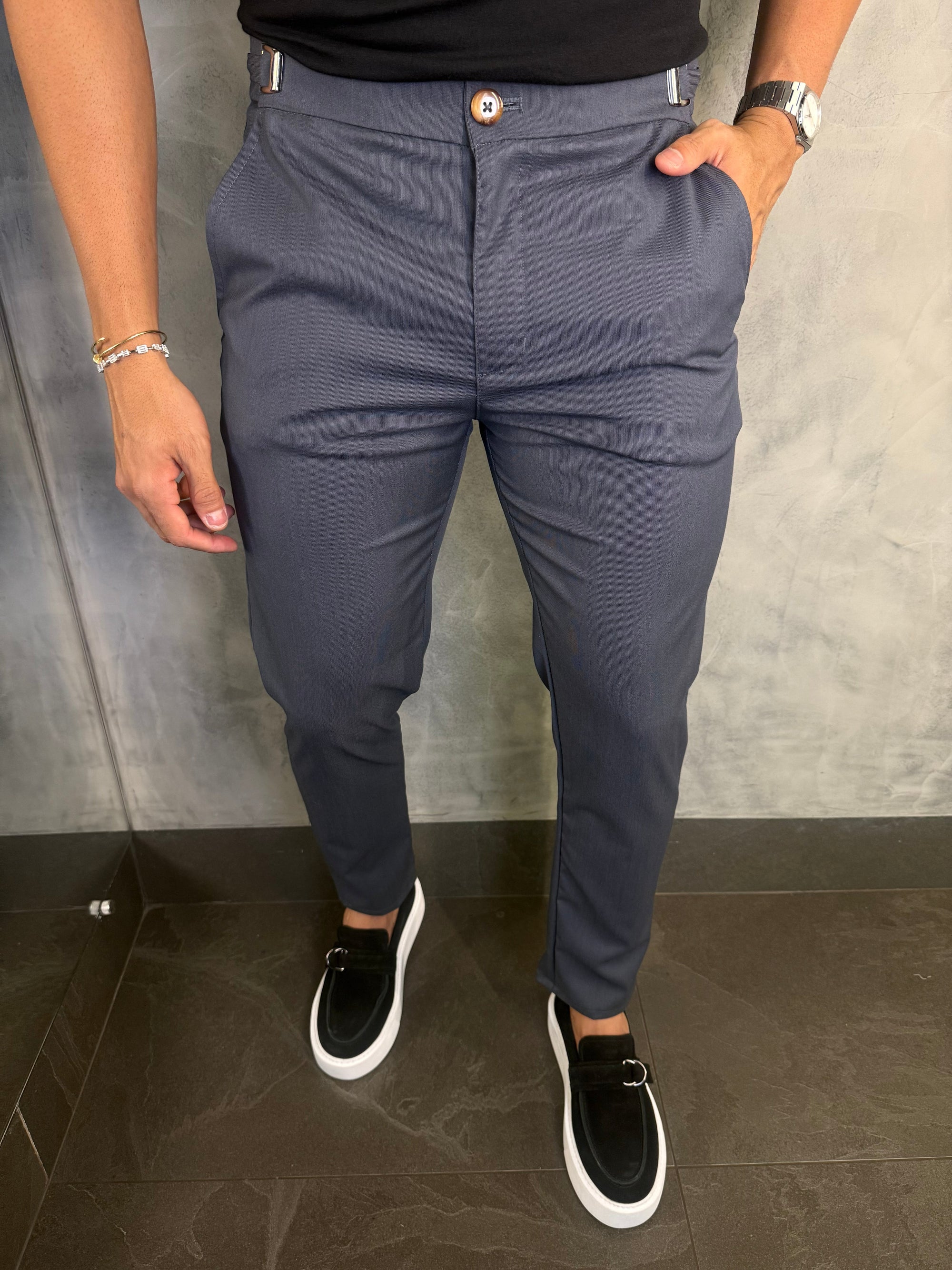 Calça Alf. Dubai Chumbo
