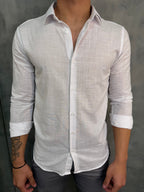 CAMISA M/L FLAME BRANCO