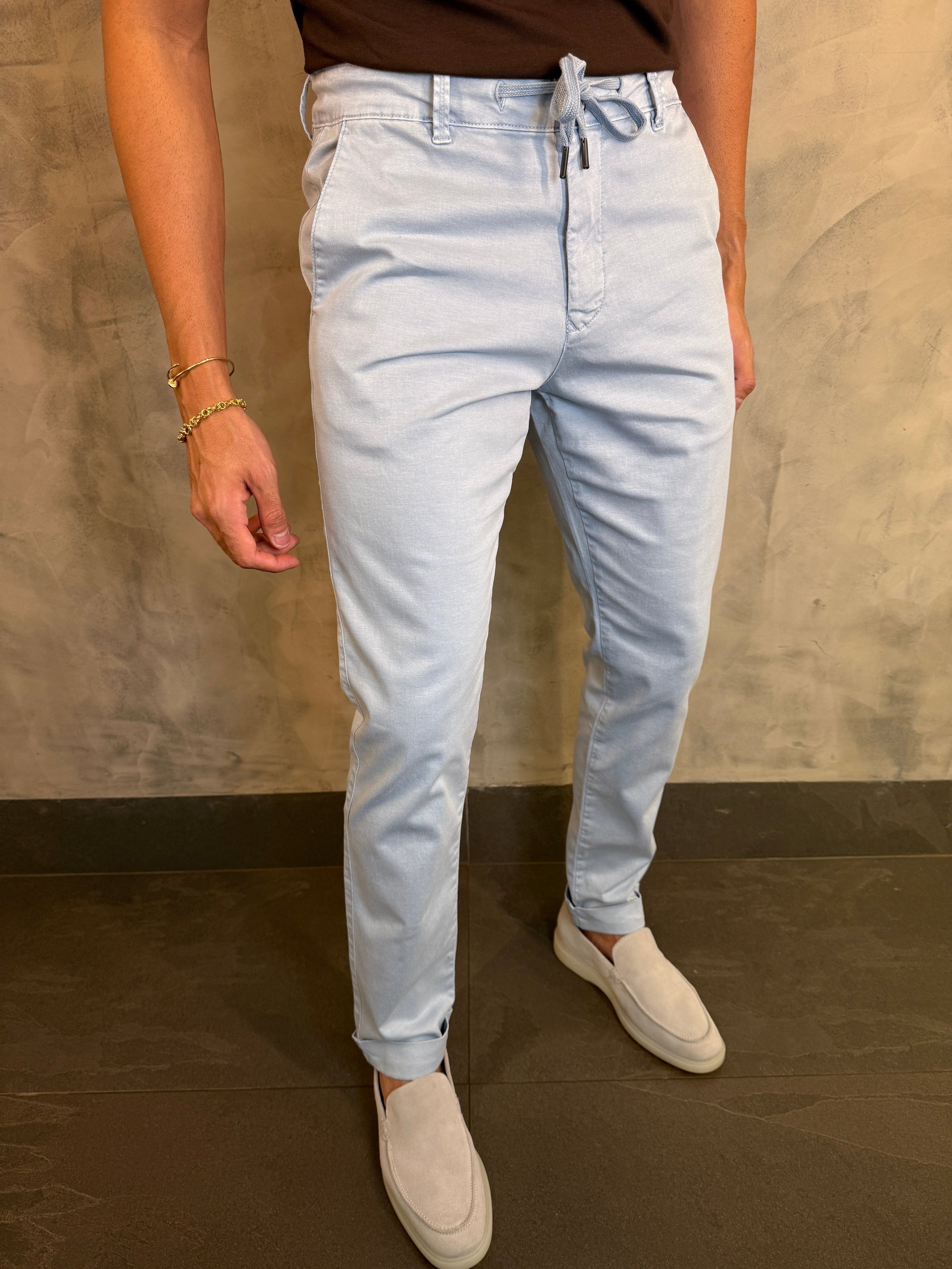 CALÇA SARJA MOLETOM SKINNY