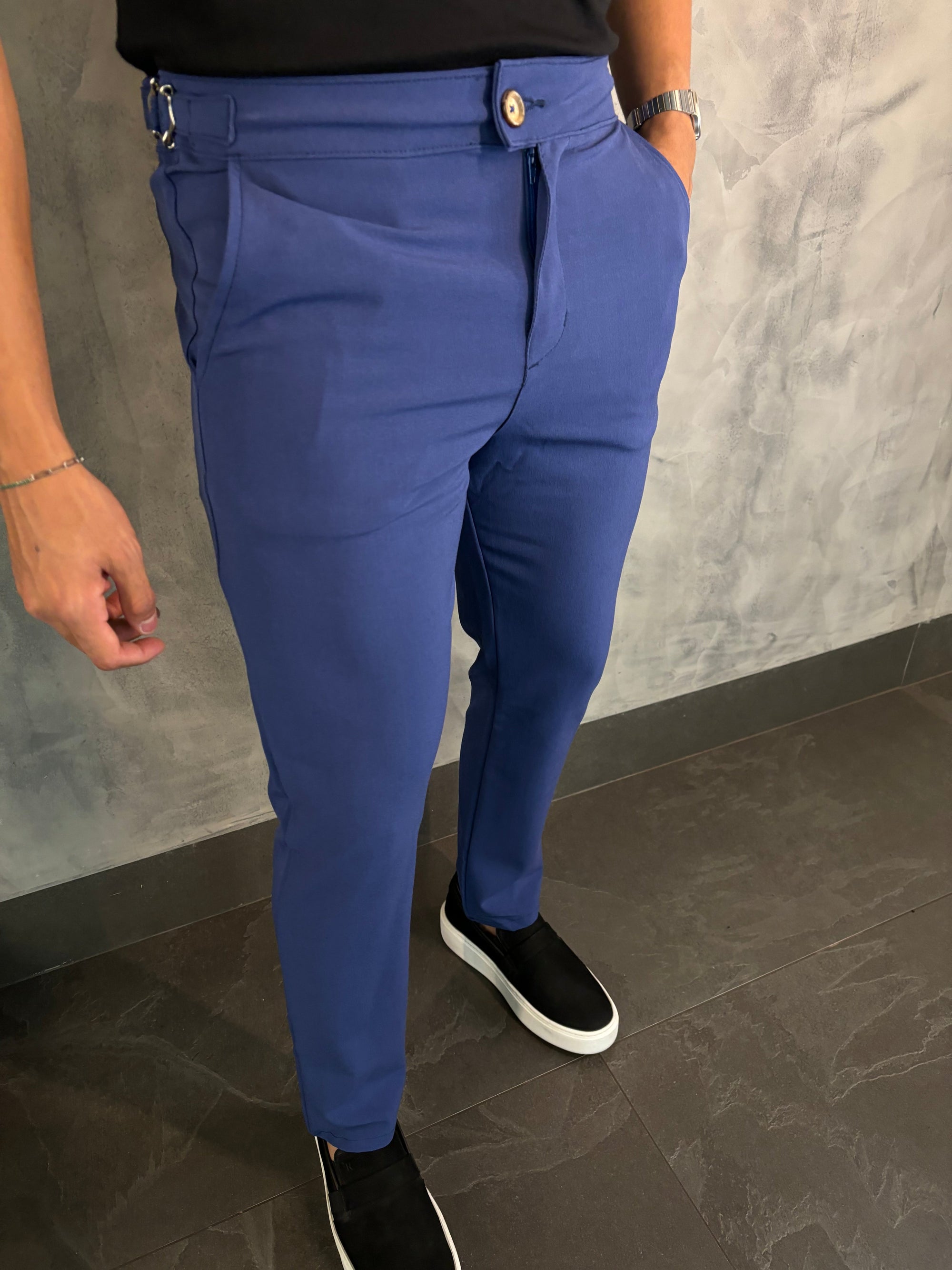 Calça Alf. Roma Azul Royal