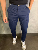 CALÇA ALF. MÔNACO AJUSTE CATRACA MARINHO
