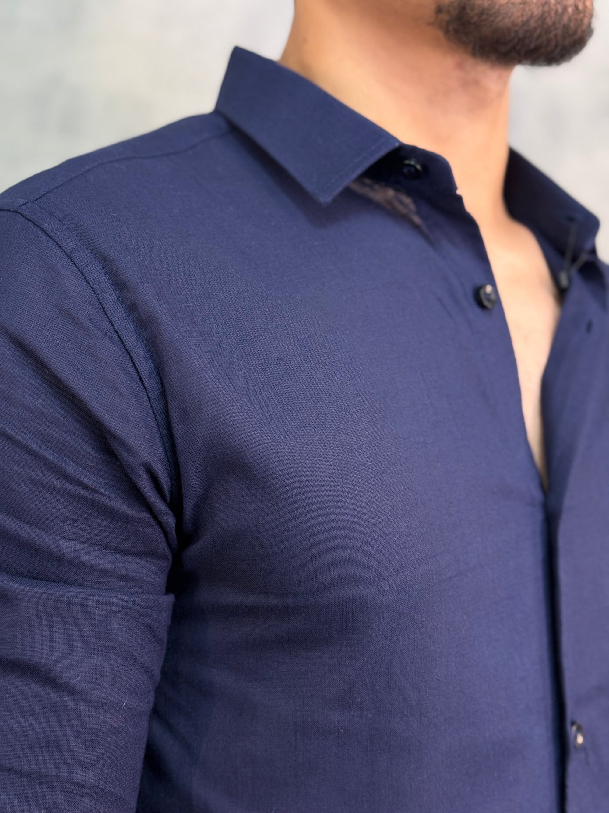 CAMISA M/L FLAME MARINHO