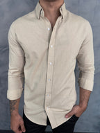 CAMISA M/L OXFORD PONTO H
