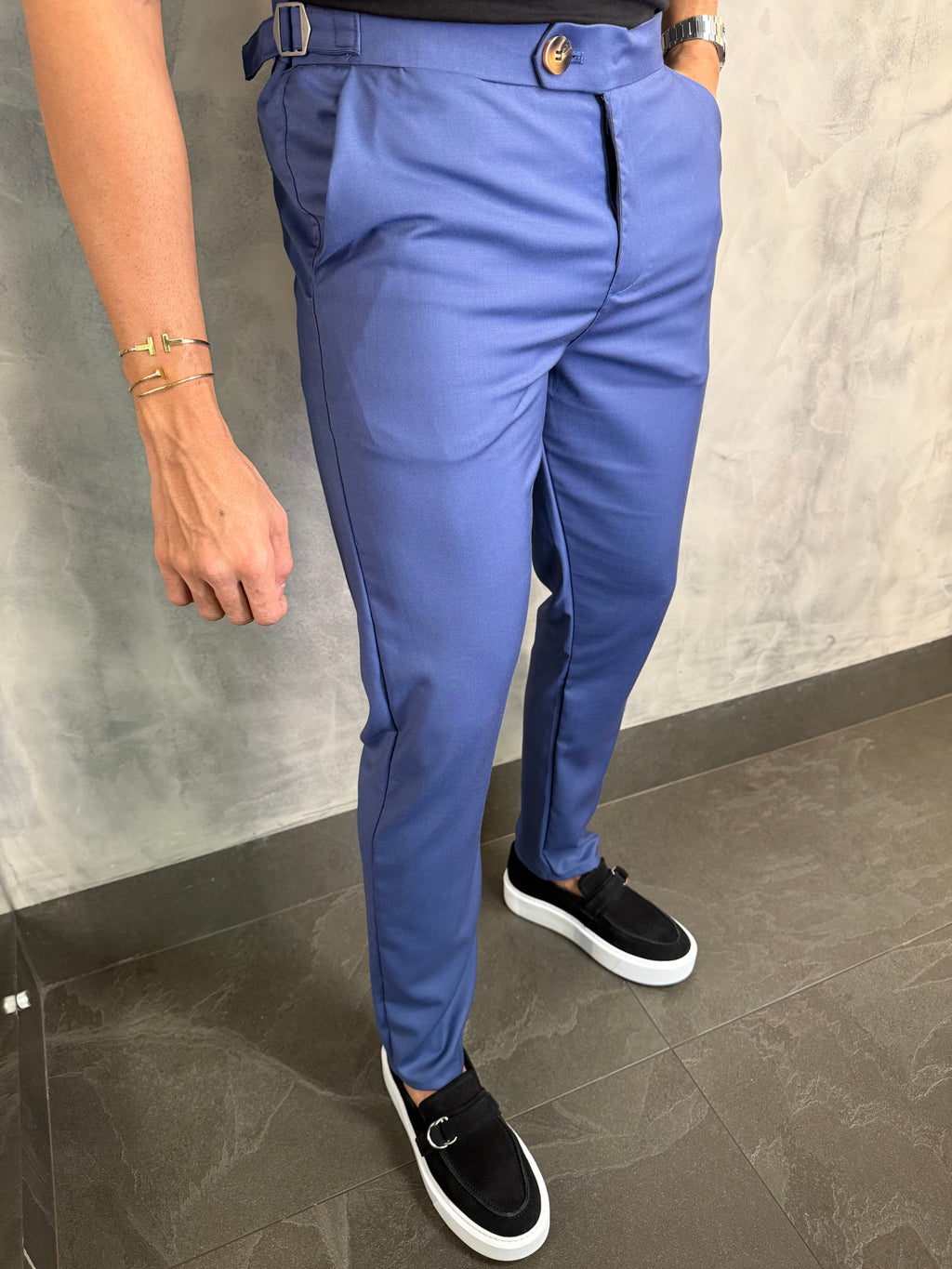 Calça Alf. Florença Azul Indigo