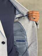 BLAZER MALHA POLIAMIDA CINZA