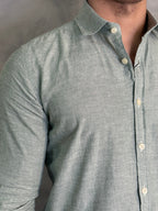 CAMISA M/L MARESIA VERDE MENTA