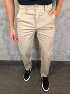 CALÇA SARJA CASUAL STRETCHC CINTURA ELÁSTICA