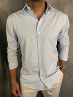 CAMISA M/L SLIM FIBRA DE BAMBU XADREZ