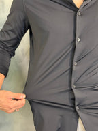 CAMISA M/L TECH POLIAMIDA PRETO
