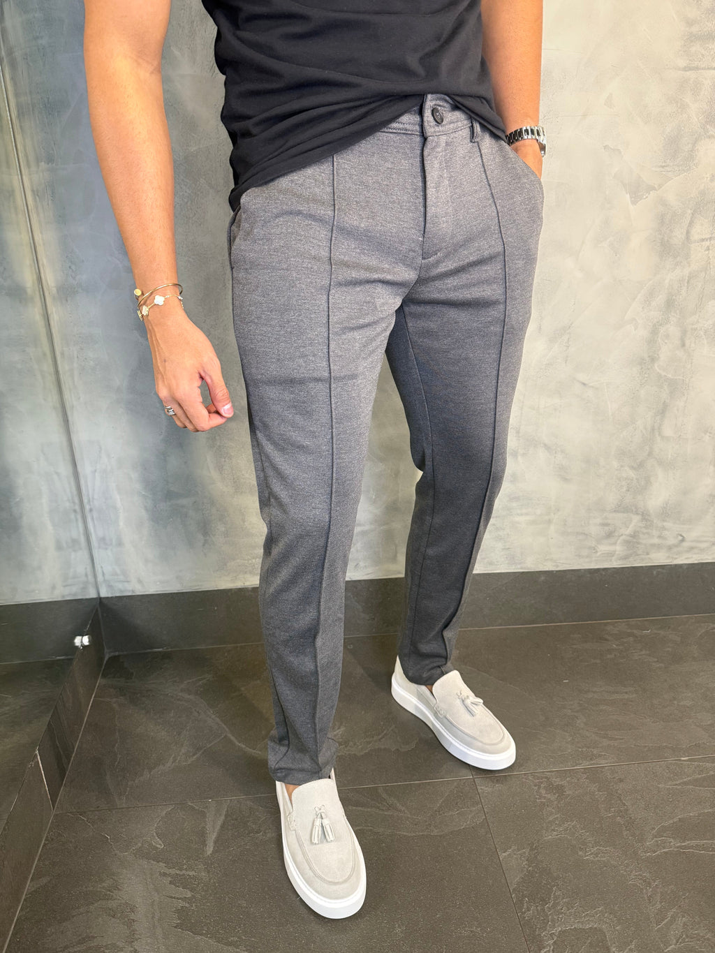 CALÇA ALF. POSITANO CHUMBO