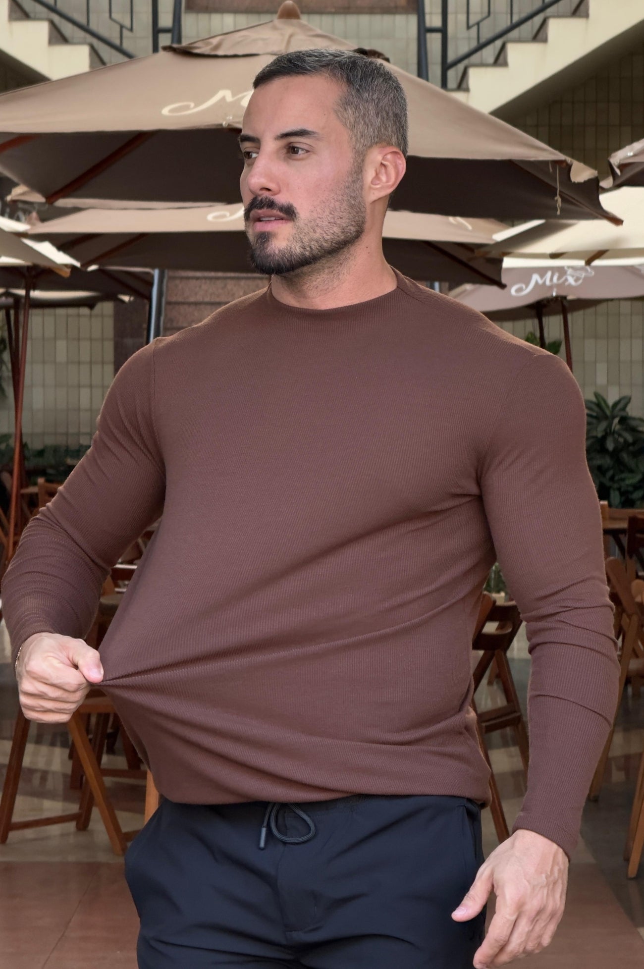 Camiseta Aura Manga Longa