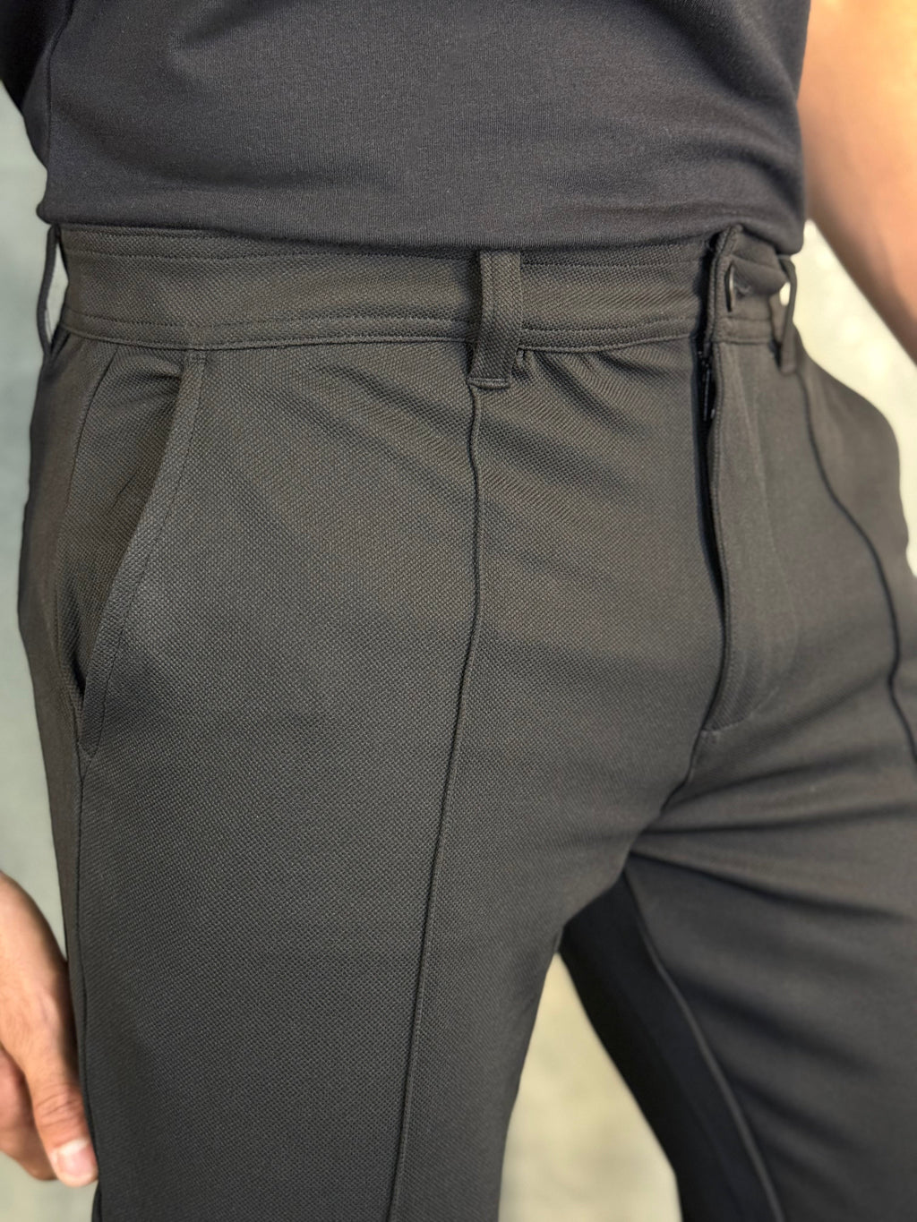CALÇA MALHA C/ FRISO