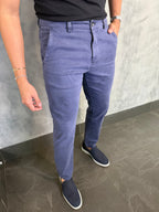 CALÇA ALF SARJA COMFORT SKINNY MARINHO