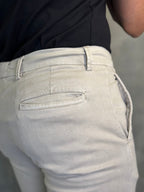 CALÇA ALF SARJA COMFORT SKINNY CREME