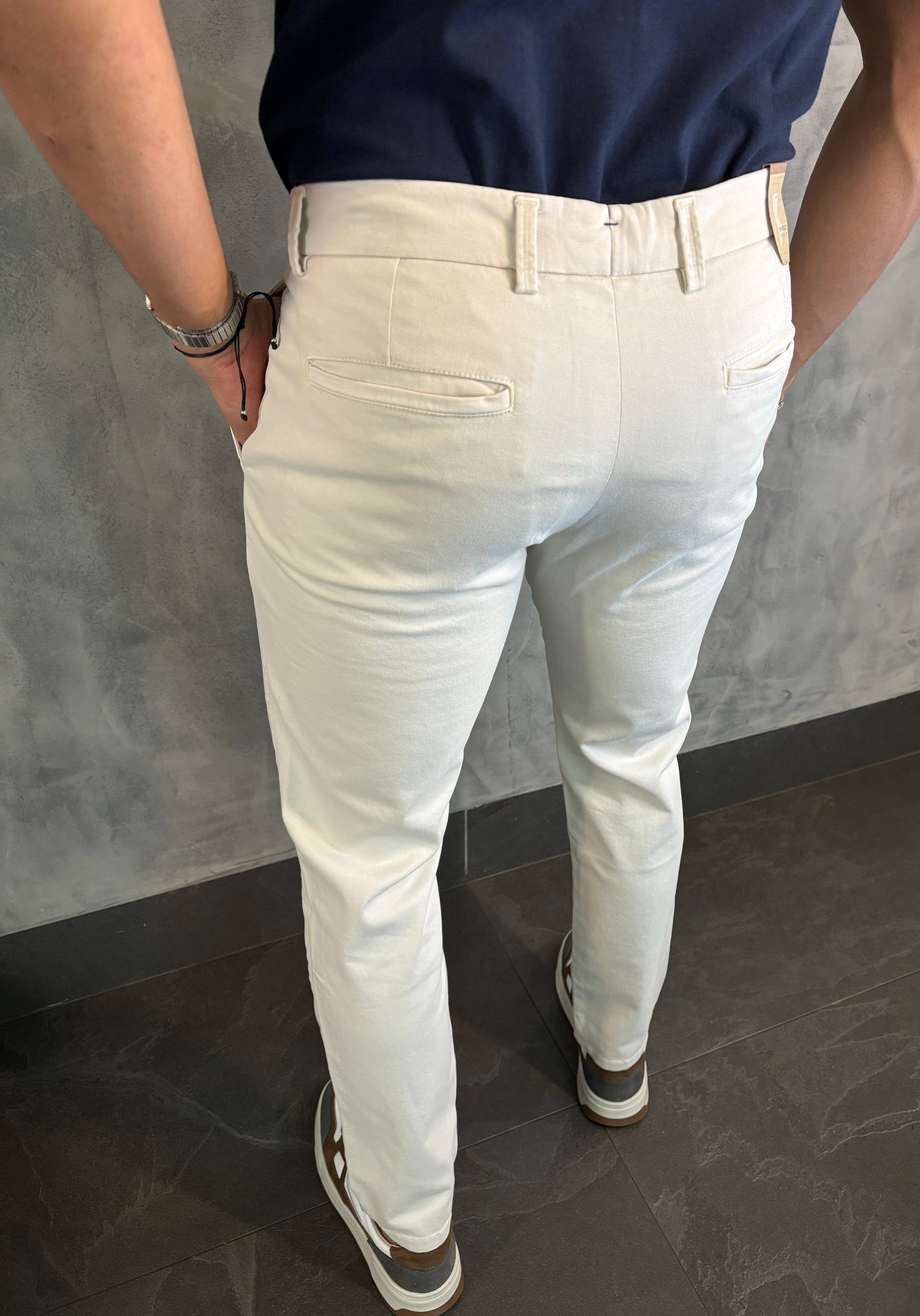 CALÇA ALF SARJA COMFORT SKINNY OFF WHITE