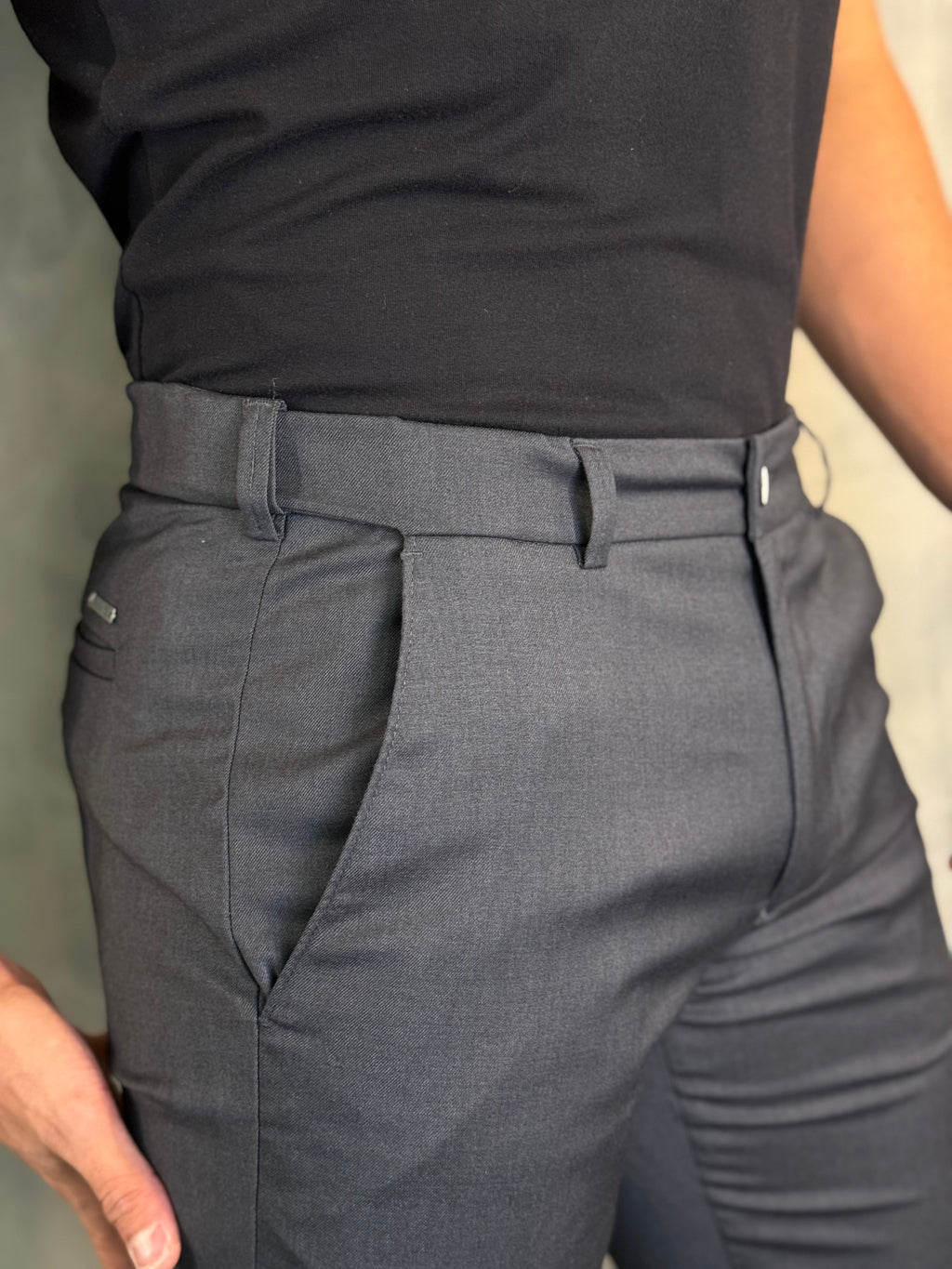 CALÇA ALF. SLIM C/ ELÁSTICO CÓS