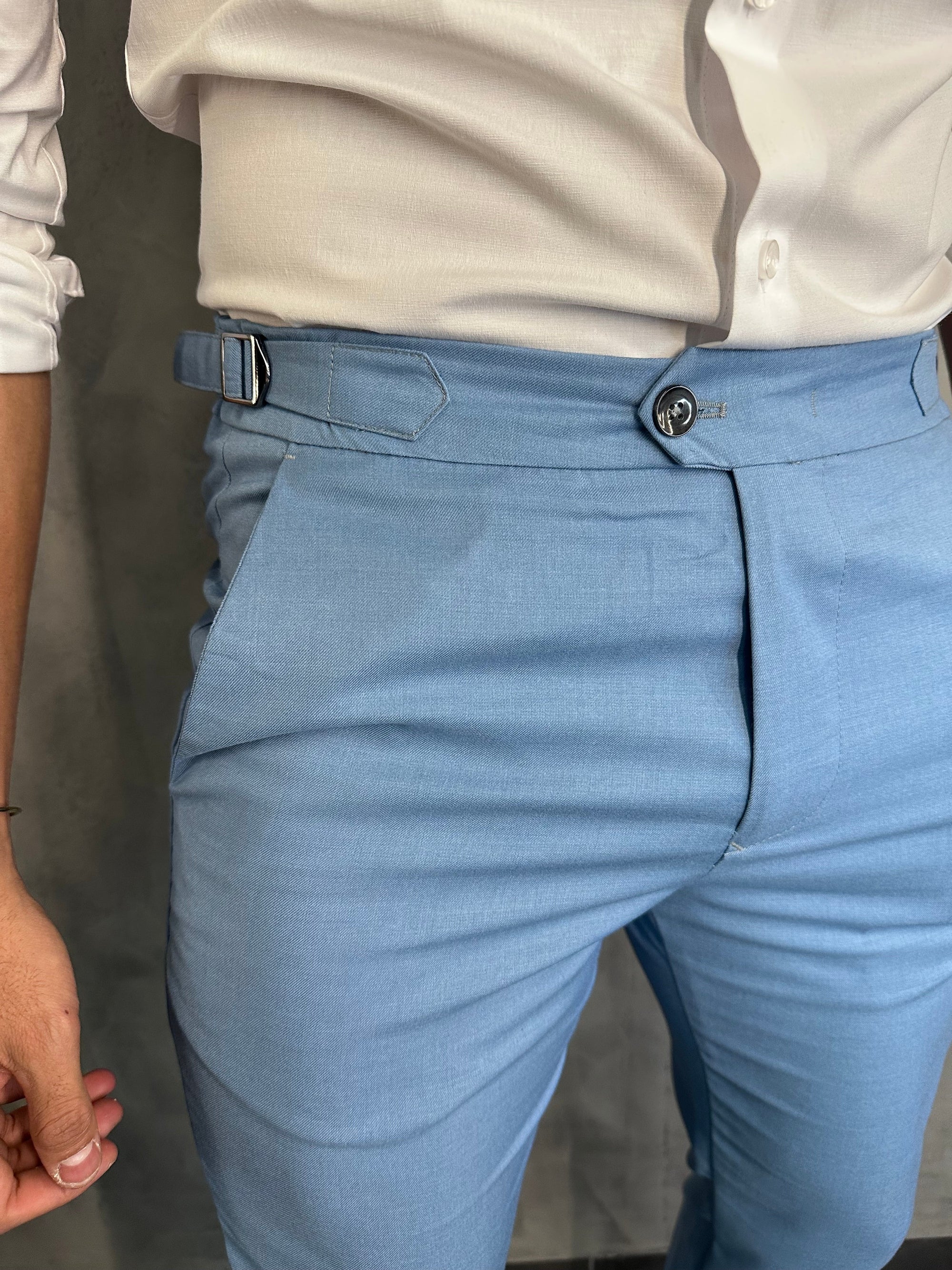 Calça Alf. Skinny Ajuste Fivela