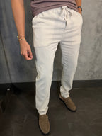 CALÇA CÓS ELÁSTICO KINGSTON NATURAL