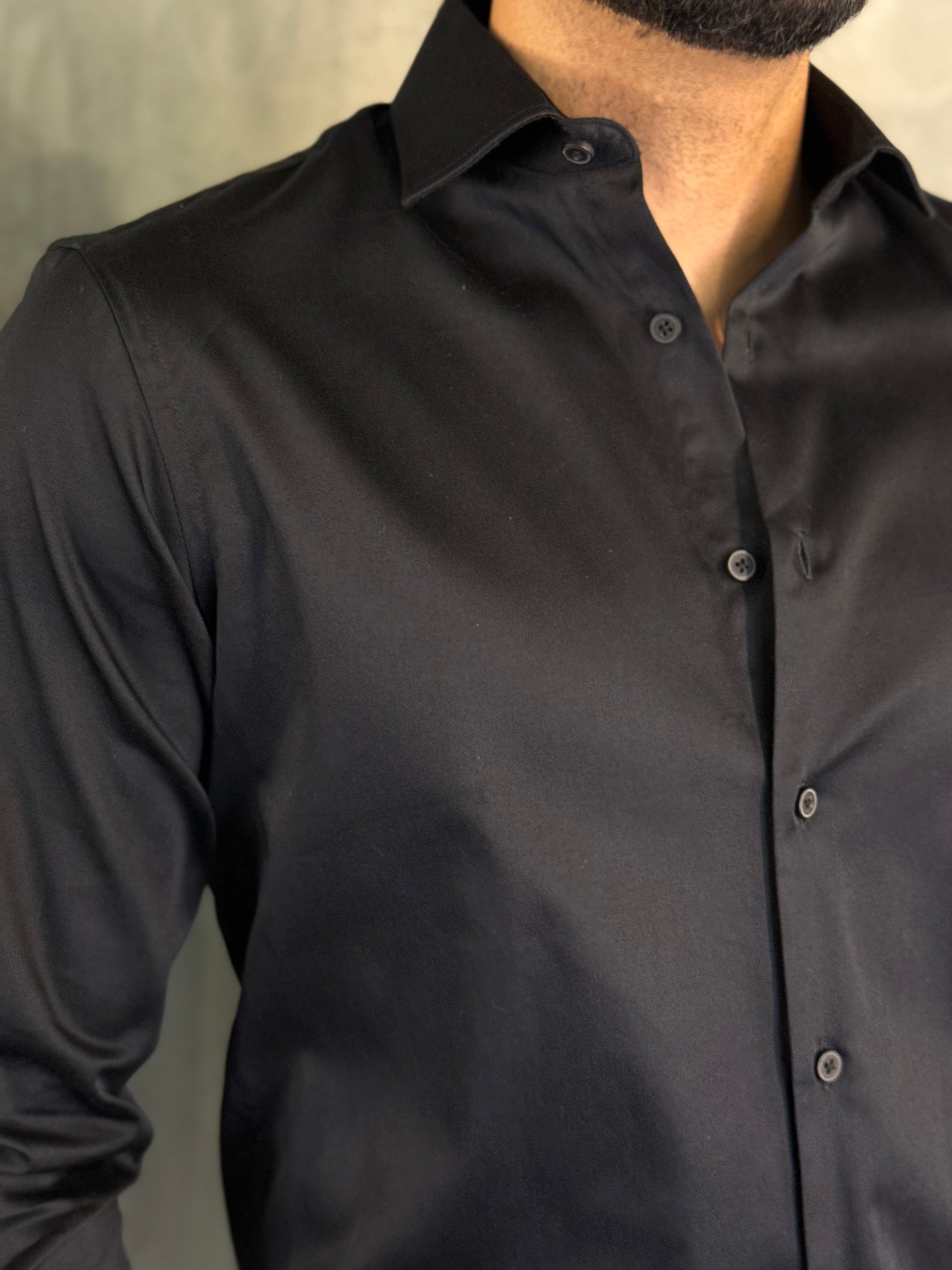 CAMISA M/L ACETINADA