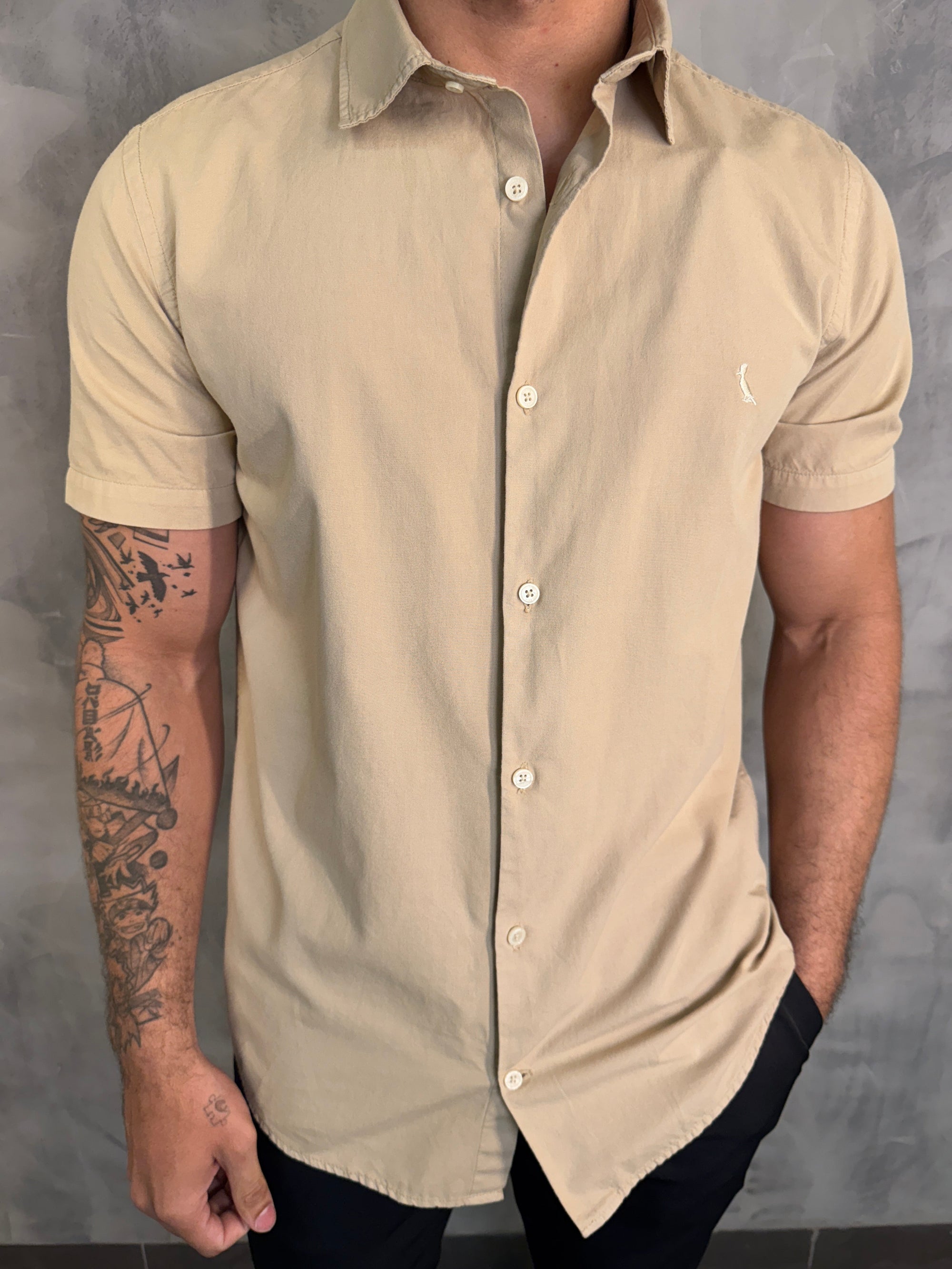 CAMISA M/C NOVA PARATY RESERVA GENGIBRE
