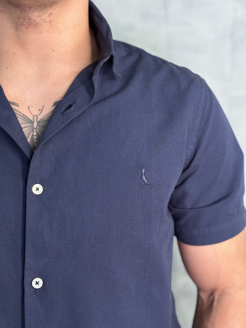 CAMISA M/C NOVA PARATY RESERVA MARINHO