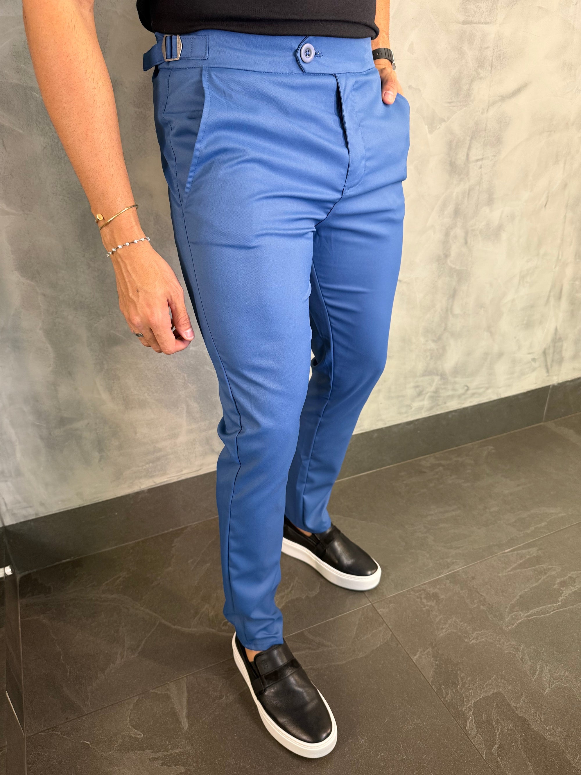 Calça Alf. Regulagem Buzios Azul Royal