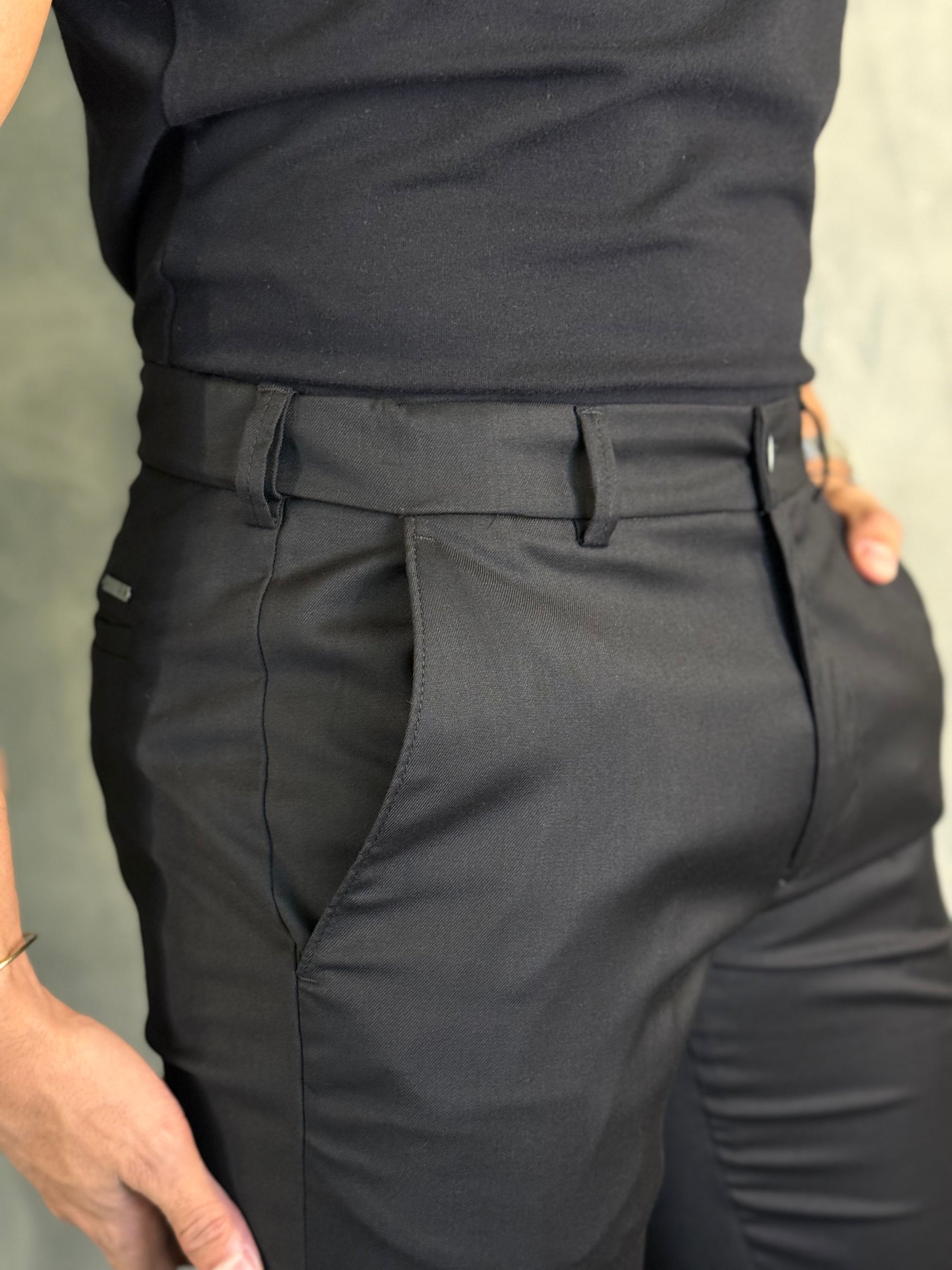 CALÇA ALF. SLIM C/ ELÁSTICO CÓS