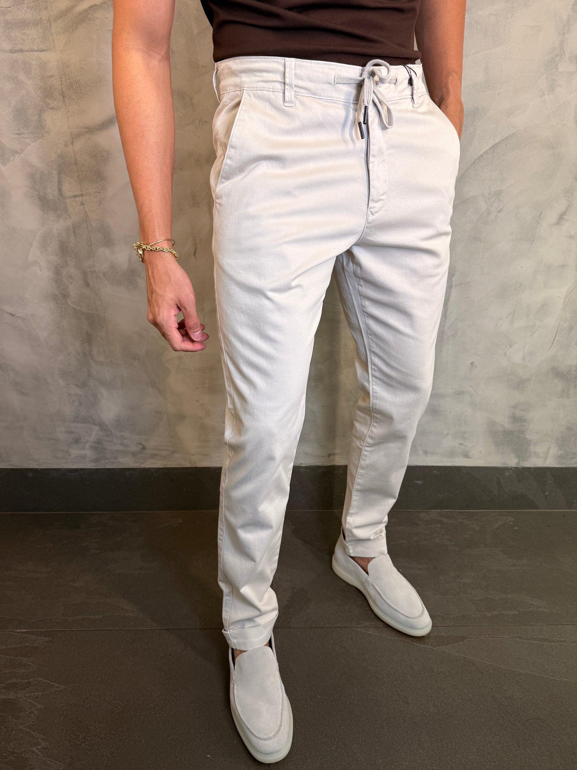 CALÇA SARJA MOLETOM SKINNY