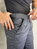 Calça Alfaiataria Skinny Com Cintura Elástica Barezy