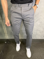 Calça Alfaiataria Skinny Com Cintura Elástica Barezy