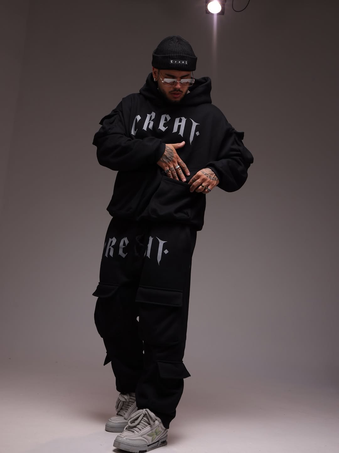 CONJUNTO MOLETOM CREAT BLAC