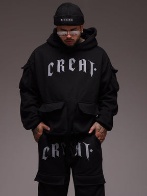 CONJUNTO MOLETOM CREAT BLAC