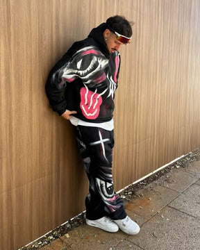CONJUNTO MOLETOM ART BLAC