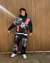 CONJUNTO MOLETOM ART BLAC