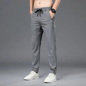 Fly Confort - Calça Masculina em Seda Gelo e Poliéster